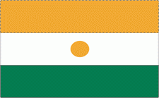 2x3' Niger Nylon Flag