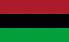 2x3' Afro-American Nylon Flag