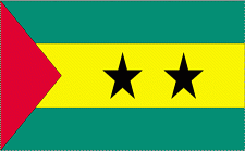 4x6' Sao Tome and Principe Nylon Flag