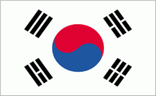5x8' South Korea Nylon Flag