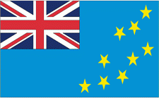4x6" Tuvalu Rayon Mounted Flag