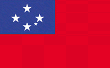2x3' Western Samoa Nylon Flag