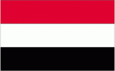 4x6" Yemen Rayon Mounted Flag