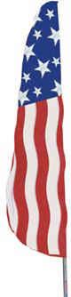 Stars and Stripes Feather Flag - 2' x 8'