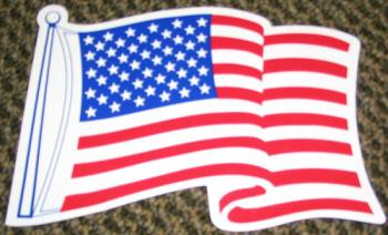 American Flag Magnet - 2.5" x 3.5"