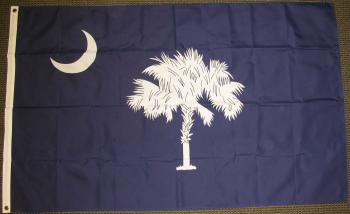 South Carolina State Flag - 3x5' - Single Ply Poly