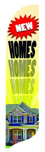 NEW HOMES Quill Flag Kit - 2' x 11'