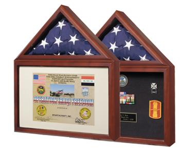 Capitol Flag Case & Certificate Holder - Cherry