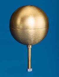 Gold Aluminum Flagpole Ball