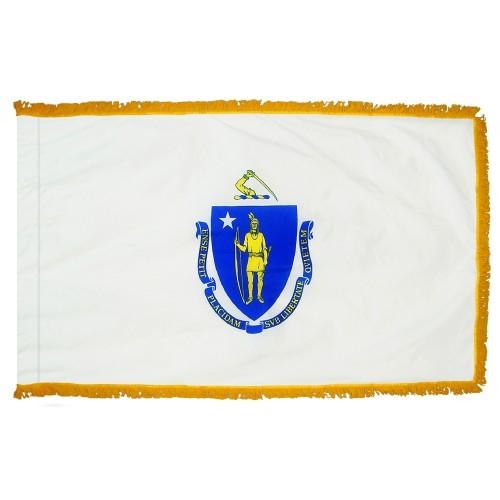 3x5' Massachusetts State Flag - Nylon Indoor