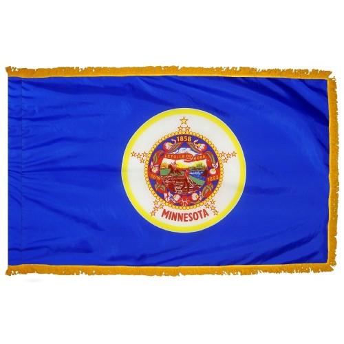 3x5' Minnesota State Flag - Nylon Indoor