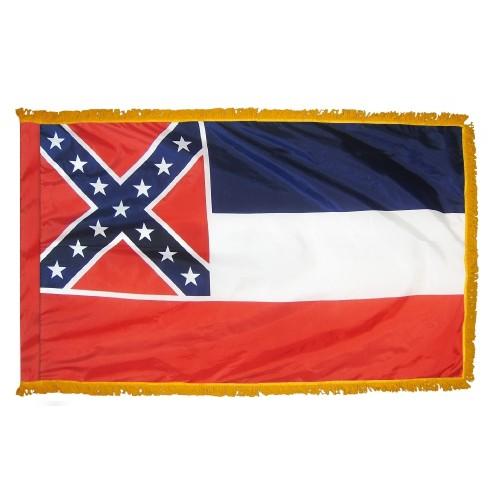 3x5' Mississippi State Flag - Nylon Indoor