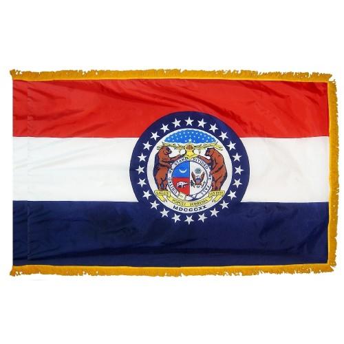 3x5' Missouri State Flag - Nylon Indoor