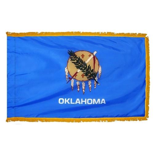 3x5' Oklahoma State Flag - Nylon Indoor