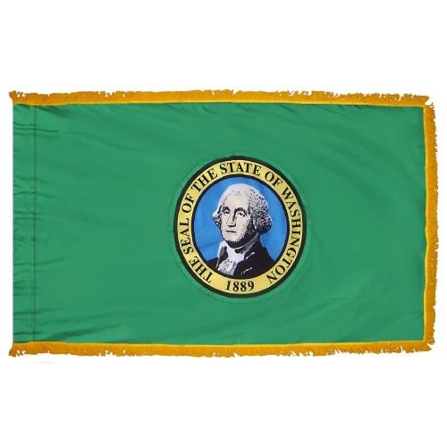 3x5' Washington State Flag - Nylon Indoor