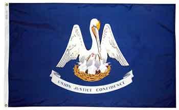 5x8' Louisiana State Flag - Nylon
