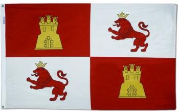 Lions and Castles Flag - Nylon - 3x5'