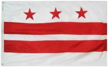 2x3' District of Columbia Flag - Nylon