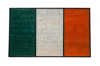 Ireland Flag Epoxy Wall Art - 11" x 17"
