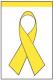 Yellow Ribbon Garden Flag - 12" x 18"