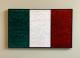 Italy Flag Epoxy Wall Art - 11" x 17"