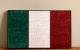 Italy Flag Epoxy Wall Art - 11" x 17"